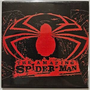 The Amazing Spider-Man Comic Book Art Red &‎ Black Square Magnet